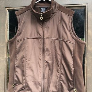 Bc Clothing Dark Brown Vest Woman’s Size 2X